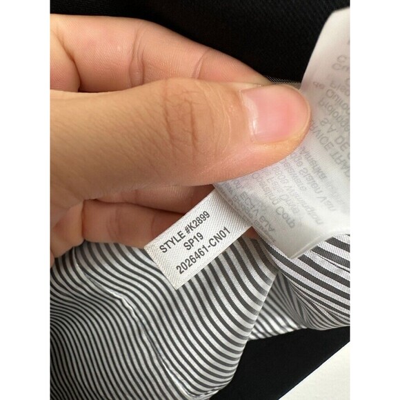 J. Crew Schoolboy Blazer Two Button Black Classic Work Women's Size Small K2899 - Picture 7 of 10